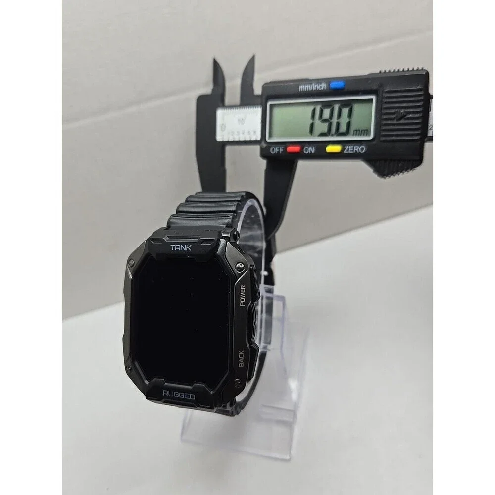 Kospet Tank M1 Pro Rugged Smartwatch Black 5ATM IP69K Fitness Tracker Watch Mens